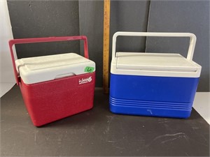 2 Small Igloo coolers