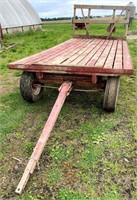 14' hay wagon - good condition- red