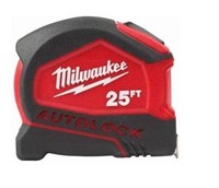 $25  Milwaukee 25 Foot Compact Auto Lock