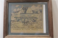 A 1909 London Coffee House Advertising Print
