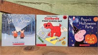 Lot of 3 Schlostic Books - Peppa Pig/Clifford