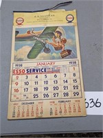 E.E. Sharrah Berlin, PA Esso Calendar