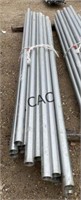 Lot of 22pc 2 3/8"X8' #2 16ga Fence Posts