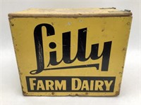 Vintage Lilly Farm Dairy Box