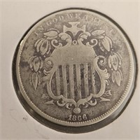 1866 Shield Nickel