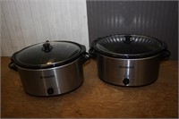 2 Bravetti Large Slow Cookers