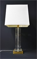 Glass Base Table Lamp