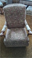 Vintage upholstery rocker (arms need repaired)