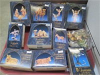Several Fonanini Nativity Figures in Boxes.