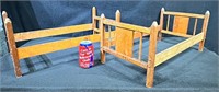 Vintage Wooden Doll Bed-Lot