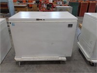 Kelvinator commercial freezer on cart
