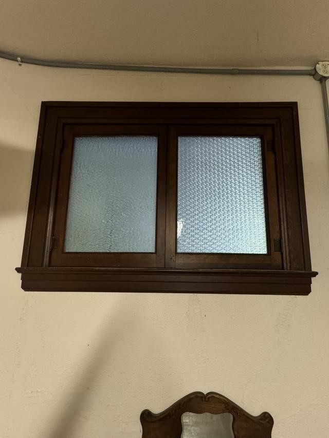 PR of Vintage Wood Framed Windows Frosted Glass