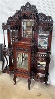 Heavily Carved Mahogany Eterge