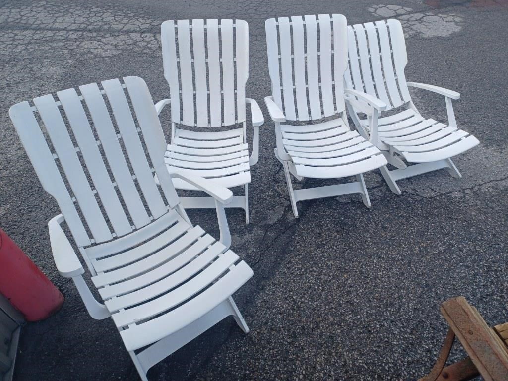 4 Chaises extérieur de qualité