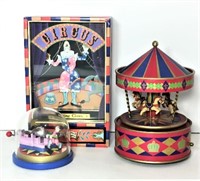 Clown & Carousel Music Boxes