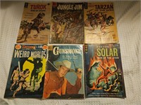 Lot of 6 Comic Books Turok Jungle Jim