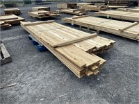 (600) LF Of Cedar Lumber Mixed Sizes