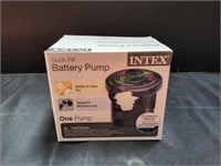 Intex Quick Fill Battery Pump, Indoor/Outdoor Use