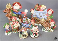 North Pole Rodeo & Renaissance Ceramics / 8 pc