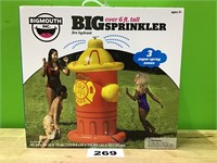 6ft Tall Fire Hydrant Water Sprinkler