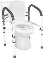 Deluxe Bathroom Safety Toilet Rail - Adjustable