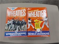 2 Twins Wheaties boxes