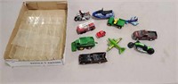 Assorted Collectable Cars and Matchbox Display