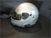 Vega Motorcycle Helmet - Silver - size XL