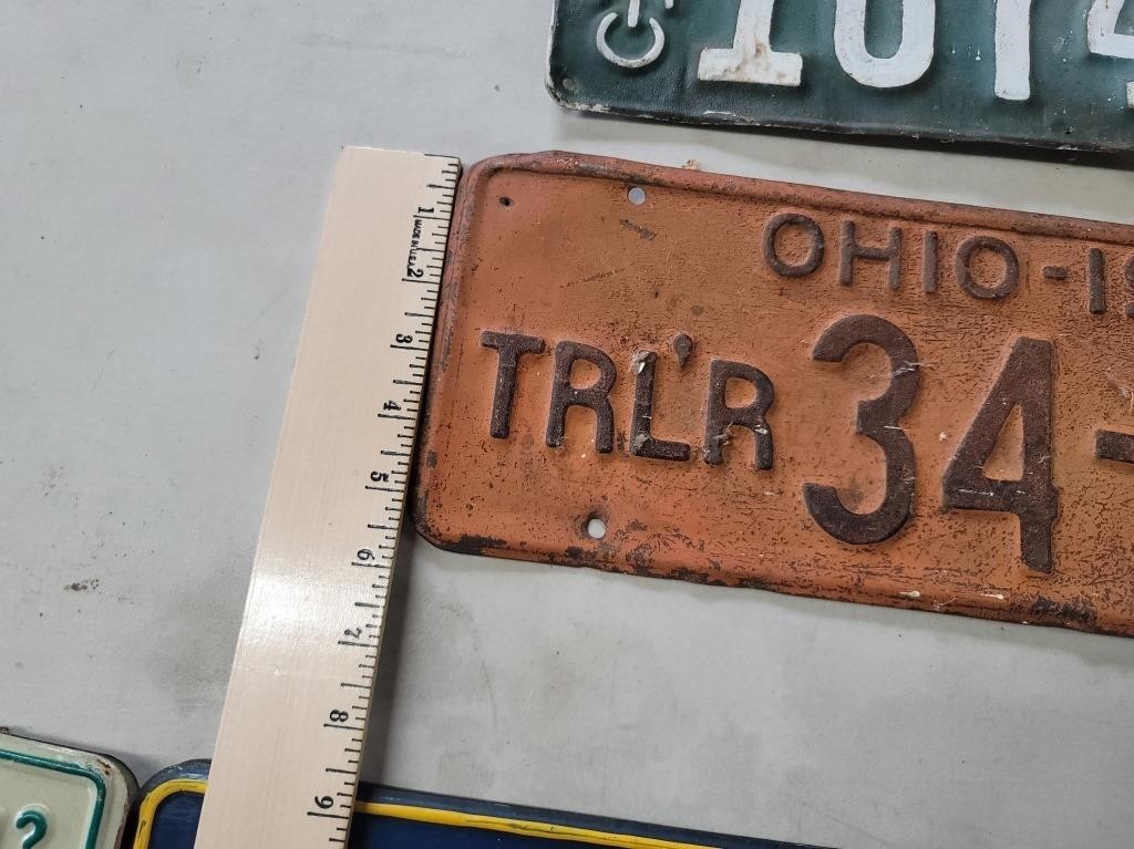 Ohio Trailer tag 1933 plate