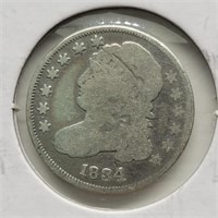 1834 BUST DIME