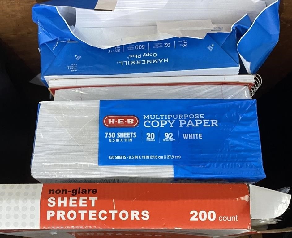 LOT OF COMPUTER PAPER