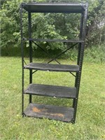 Metal shelves