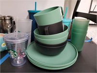 Home Essentials Bowls, Plates, & Starbucks Tumbler