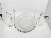 Glass Cups & Plates