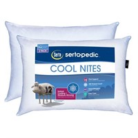 Sertapedic Cool Nites Pillow, Standard/Queen - 2