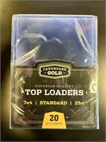 Top Loaders for Cards 25 Count 3x4 Trading Card