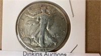 1940 standing liberty silver half dollar