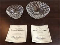 Lenox Crystal Diamond Bowls w/ COA