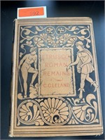 ETRUSCO ROMAN REMAINS CC LELAND BOOK 1892 ATQ