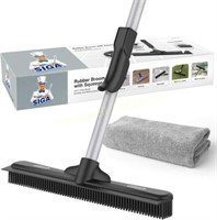 MR.SIGA Pet Hair Broom & 61 in Handle