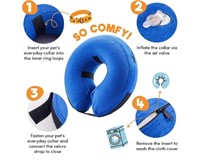 Inflatable dog donut