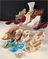 (17) Vintage Glass Shoes