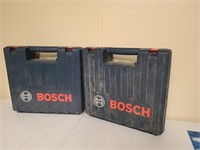 (2) Empty Bosch Tool Cases