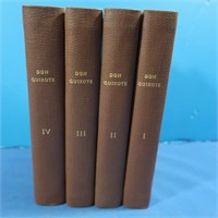 4 Volumes Don Quixote, Copyright 1815, Spanish