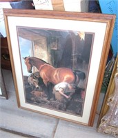 Sir Edwin Henry Landseer Shoeing Horse Print
