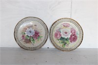 2 - 8 IN NAPCO CHINA WALL PLATES