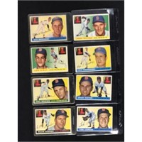 12 1955 Topps Boston Red Sox Cards
