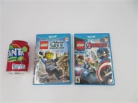 2 jeux de Nintendo Wii U dont Lego