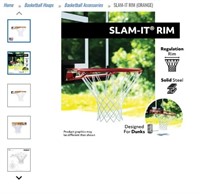 $40 Lifetime Slam-It Basketball Rim 5860