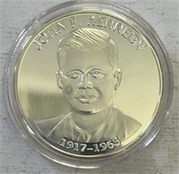 JFK 1917-1963 Presidential Commemorative Silver
